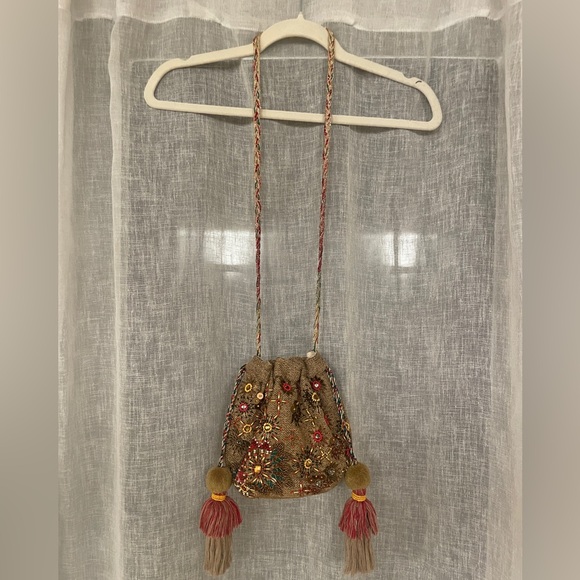 Zara Beaded Tassel Small Bag - Picture 3 of 7